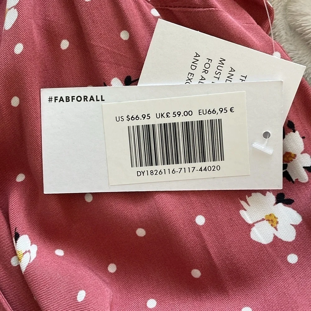 Floral Sleeveless/Spaghetti Strap Maxi Wrap Dress - Picture 5 of 5